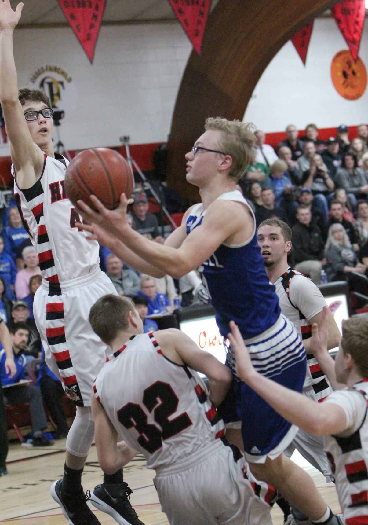 McDonell boys basketball at Owen-Withee 3-3-18